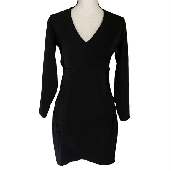 Capulet Revolve Lace Up Bodycon Dress in Black - Picture 3 of 12